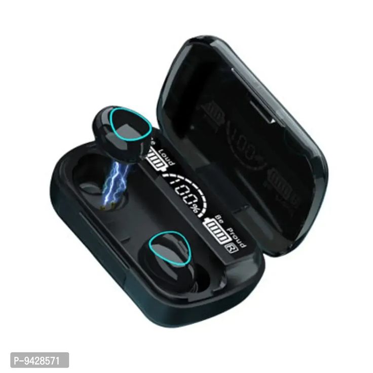 M10 True Wireless Earbuds Bluetooth 5.1, 40H Playtime, Touch Control, HD Sound, LED Display, In-Ear Headphones with Mic