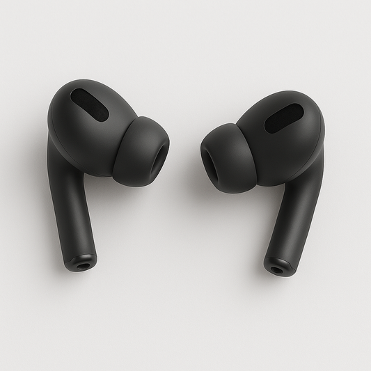 NuraPods Extra Small Silicone Ear Tips – 1 Set (2 Pieces) – Pain-Relief, Anti-Slip, Charging Case Compatible – Black