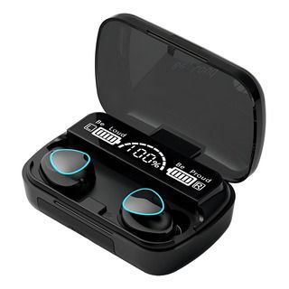 M10 True Wireless Earbuds Bluetooth 5.1, 40H Playtime, Touch Control, HD Sound, LED Display, In-Ear Headphones with Mic